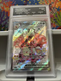 2024 Pokemon Svp En-Sv Black Star Promo #074 Charizard Ex 9 Grade - Image 4