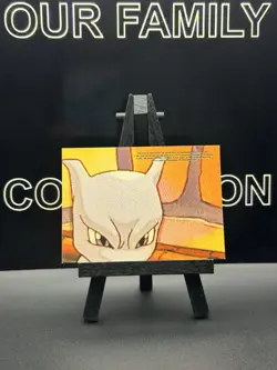 1999 Topps Pokemon the First Movie Puzzle Meowth Blue Logo Regular - Image 4