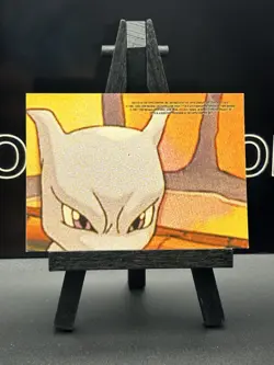 1999 Topps Pokemon the First Movie Puzzle Meowth Blue Logo Regular - Image 5