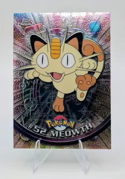 2000 Topps Chrome Pokemon: Meowth #52 - NM - Image 1