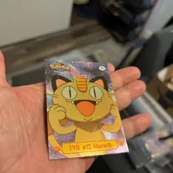 Pokemon TV11 #52 Meowth FOIL - Topps TV Animation 1999 - Image 1