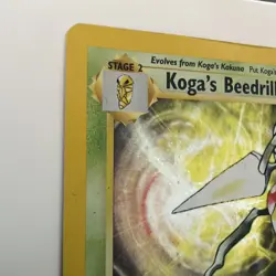 Pokemon TCG Koga's Beedrill Gym Challenge Holo Rare - Image 3