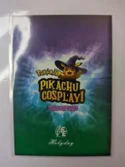 Evangelion (Pikachu) #E27 Pink Holo Box Hit Electric Pikachu Cosplay Pokemon NM+ - Image 2