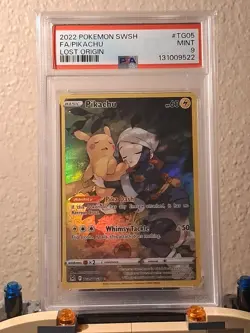 Pokemon Lost Origin Pikachu #TG05 PSA 9 - Image 1