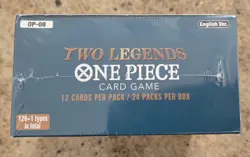 One Piece Two Legends Booster Box Factory Sealed English Edition OP08 TCG - Image 3