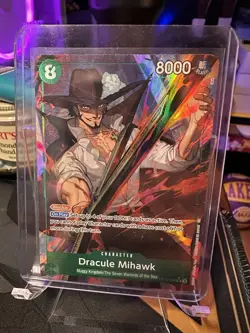 One Piece Dracule Mihawk SR OP12-030 Alt Art Legacy Of The Master EN - Image 3