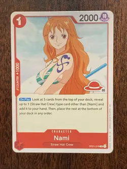 One Piece Romance Dawn Nami OP01-016 English NM - Image 1