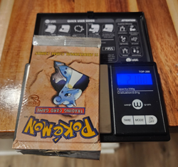 HEAVY 21g Pokemon Trading Card Long Crimp Fossil Booster Pack 1999 - Image 1