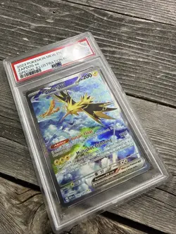 ZAPDOS EX 202/165 PSA 9 POKEMON 151 SIR POKEMON CARD HOLO ENGLISH - Image 3