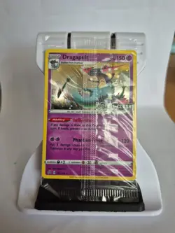 Pokemon TCG Dragapult 091/192 Rebel Clash Stamped Promo Card Sealed - Image 1