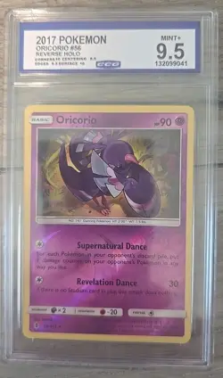Oricorio 55/145 1st Place 2017 Pokemon League Challenge Reverse Holo Card - Image 1