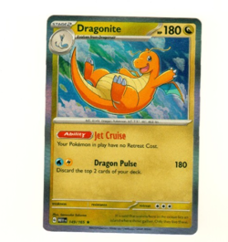 Dragonite #149/165 Holo Foil Scarlet & Violet #151 Regular Foil Pokemon Card - Image 3