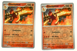 Set Of 2 Charmeleon #005 Scarlet & Violet 151 Reverse Foil Pokemon Card - Image 1
