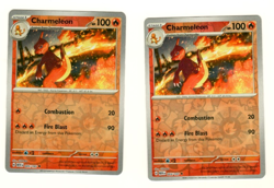 Set Of 2 Charmeleon #005 Scarlet & Violet 151 Reverse Foil Pokemon Card - Image 3