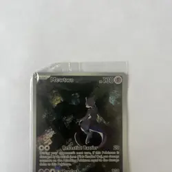 Pokemon 151 Mewtwo 052 Scarlet & Violet UPC Black Star Promo Card Holo Sealed - Image 2