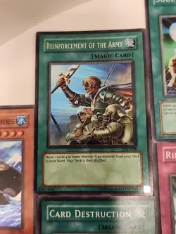 Yu-Gi-Oh (11) Card Lot Foil Unlimited 2002 Vintage - Image 4