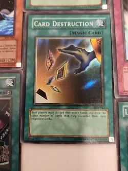 Yu-Gi-Oh (11) Card Lot Foil Unlimited 2002 Vintage - Image 5
