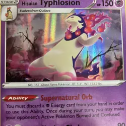 Pokemon Card Hisuian Typhlosion 052/189 Astral Radiance Holo Rare ⭐99p Start⭐ - Image 5