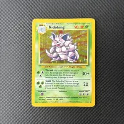 Pokemon Card Base Set Holo Nidoking 11/102 WOTC - Image 1