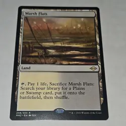 Wizards Marsh Flats Modern Horizons 2 Rare Land Regular English Izzy Magic: The… - Image 1