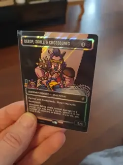 Magic The Gathering TMNT Bebop Skull Crossbones (R0087) 8bit Surge Foil Single - Image 1