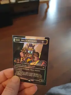 Magic The Gathering TMNT Bebop Skull Crossbones (R0087) 8bit Surge Foil Single - Image 3