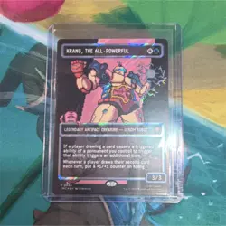 Magic: The Gathering Krang, the All-Powerful Borderless Surge Foil - Image 1