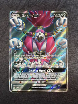 Hoopa GX (Full Art) 166/181 Sm-Team Up Holo Sun & Moon Pokemon - Image 1