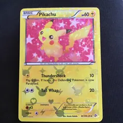 Pikachu Uncommon Legendary Treasures Radiant Collection RC7/RC25 NM Condition - Image 1