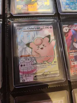Pokemon Lillie's Clefairy ex 173/159 Illustration Rare Journey Together NM - Image 1