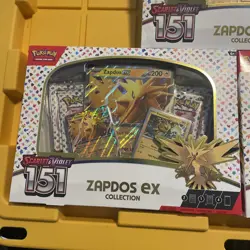 Pokemon TCG: Scarlet & Violet 151 Zapdos EX Collection Box - Sealed Lot Of 3 - Image 3