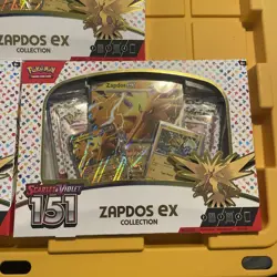 Pokemon TCG: Scarlet & Violet 151 Zapdos EX Collection Box - Sealed Lot Of 3 - Image 4