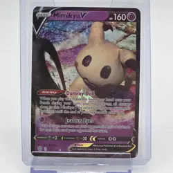 Pokemon Mimikyu V 068/172 Brilliant Stars Ultra Rare Holo Sword & Shield Card - Image 1