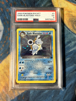 Pokemon TCG - Dark Blastoise 3/82 Holo Team Rocket PSA 5 - Image 1