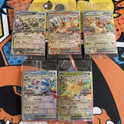 Pokemon Prismatic Evolutions Surprise Stamped Promo- Lot Of 5 SEALED - Image 1