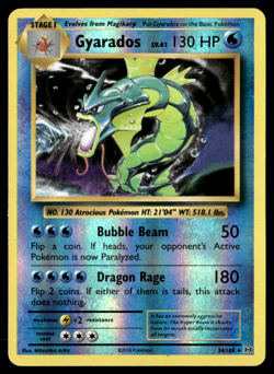 Gyarados - XY - Evolutions 34/108 Rare Reverse-Holo Pokemon TCG - Image 1