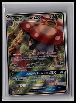 Vileplume GX (Full Art) - Cosmic Eclipse 211/236 Ultra Rare Full Art Pokemon TCG - Image 1