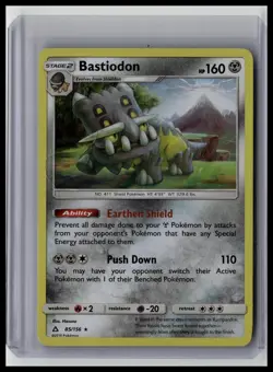 Bastiodon - SM - Ultra Prism 85/156 Holo Rare Pokemon TCG - Image 1
