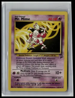 Mr. Mime - Base Set 2 27/130 Rare Non-Holo Pokemon TCG - Image 1