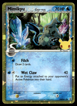 Mimikyu (Delta Species) - SWSH136 - Promo Holo Pokemon TCG - Image 1