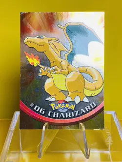 Charizard #06 | TOPPS 1999 TV Animation | Blue Logo 1st Print | Vintage Pokemon - Image 1
