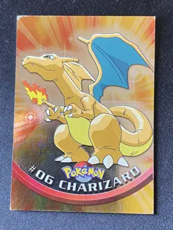 Charizard #06 | TOPPS 1999 TV Animation | Blue Logo 1st Print | Vintage Pokemon - Image 2