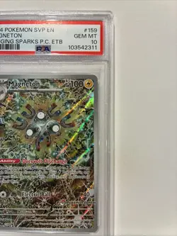 Magneton 159 Pokemon Center Scarlet & Violet Promo PSA 10 - Image 3