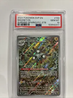 Magneton 159 Pokemon Center Scarlet & Violet Promo PSA 10 - Image 4
