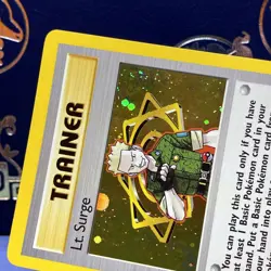 Pokemon 2001 Lt. Surge Gym Heroes 17/132 Holo Rare LP + - Image 3