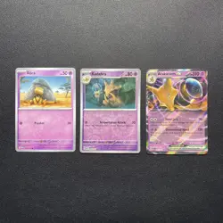 Pokemon TCG 151 - Alakazam Ex Set - Holo Double Rare - 63 & 63 & 65 - Image 1