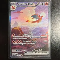 Pokemon Charizard ex Special Illustration Rare 199/165 Scarlet & Violet 151 Holo - Image 2