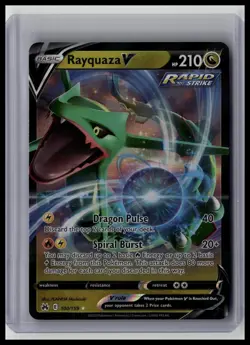 Rayquaza V - Crown Zenith 100/159 Ultra Rare Holo Pokemon TCG - Image 1