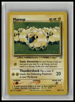 Mareep - Neo Genesis 65/111 Common Non-Holo Pokemon TCG - Image 1