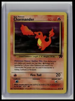 Charmander - Team Rocket 50/82 Common Non-Holo Pokemon TCG - Image 1